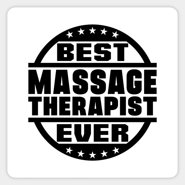 Best Massage Therapist Ever Sticker by colorsplash